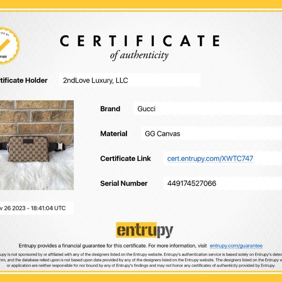 NEW Gucci Canvas Bumbag - Picture 8 of 8